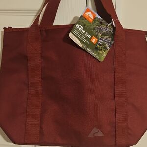 Ozark Trail Maroon Insulated Cooler Tote 12 can